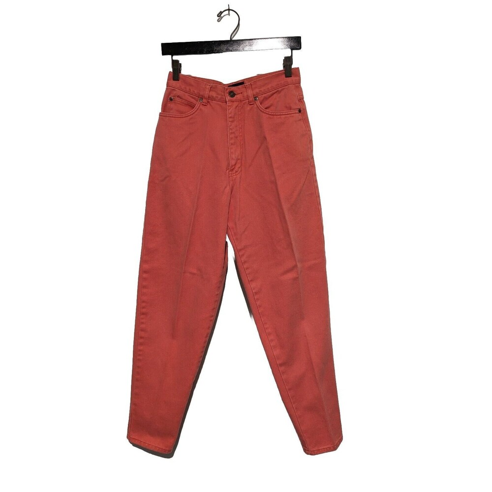 Gap Denim High Rise Vintage 80s Size 9/10 Cotton 5 Pockets Tapered Coral Pink